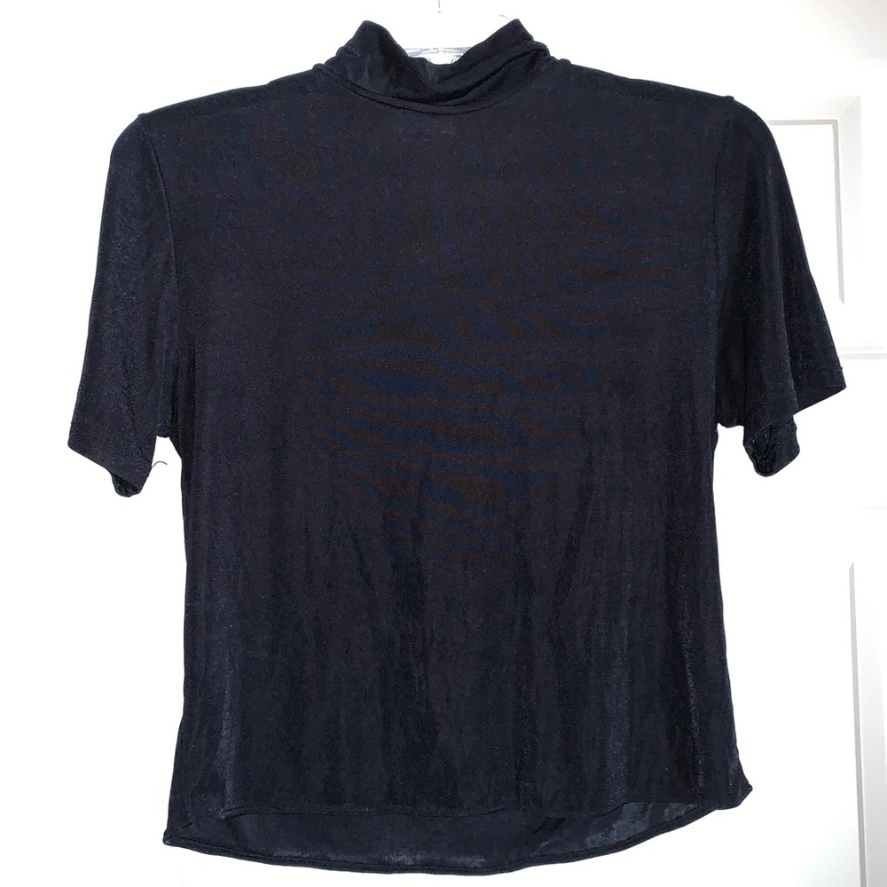 Black Turtleneck Shirt